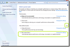 group policy power options